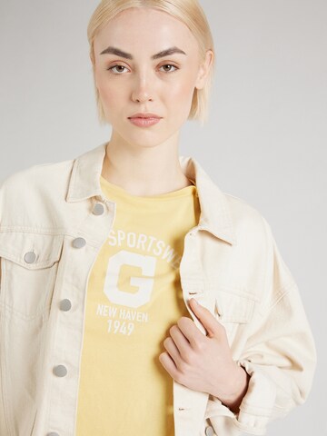 GANT T-Shirt in Gelb