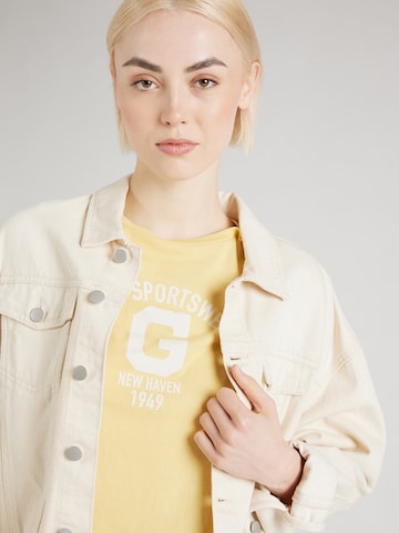 GANT T-Shirt in Gelb