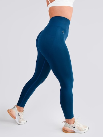 Impulse Fitwear Skinny Sports trousers 'Perfomance' in Blue