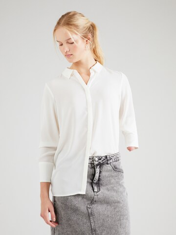 Soyaconcept - Blusa 'Cemre' en blanco: frente