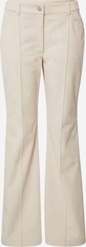 A LOT LESS جينز واسع من الأسفل سراويل 'Ashley' بلون أبيض: الأمام