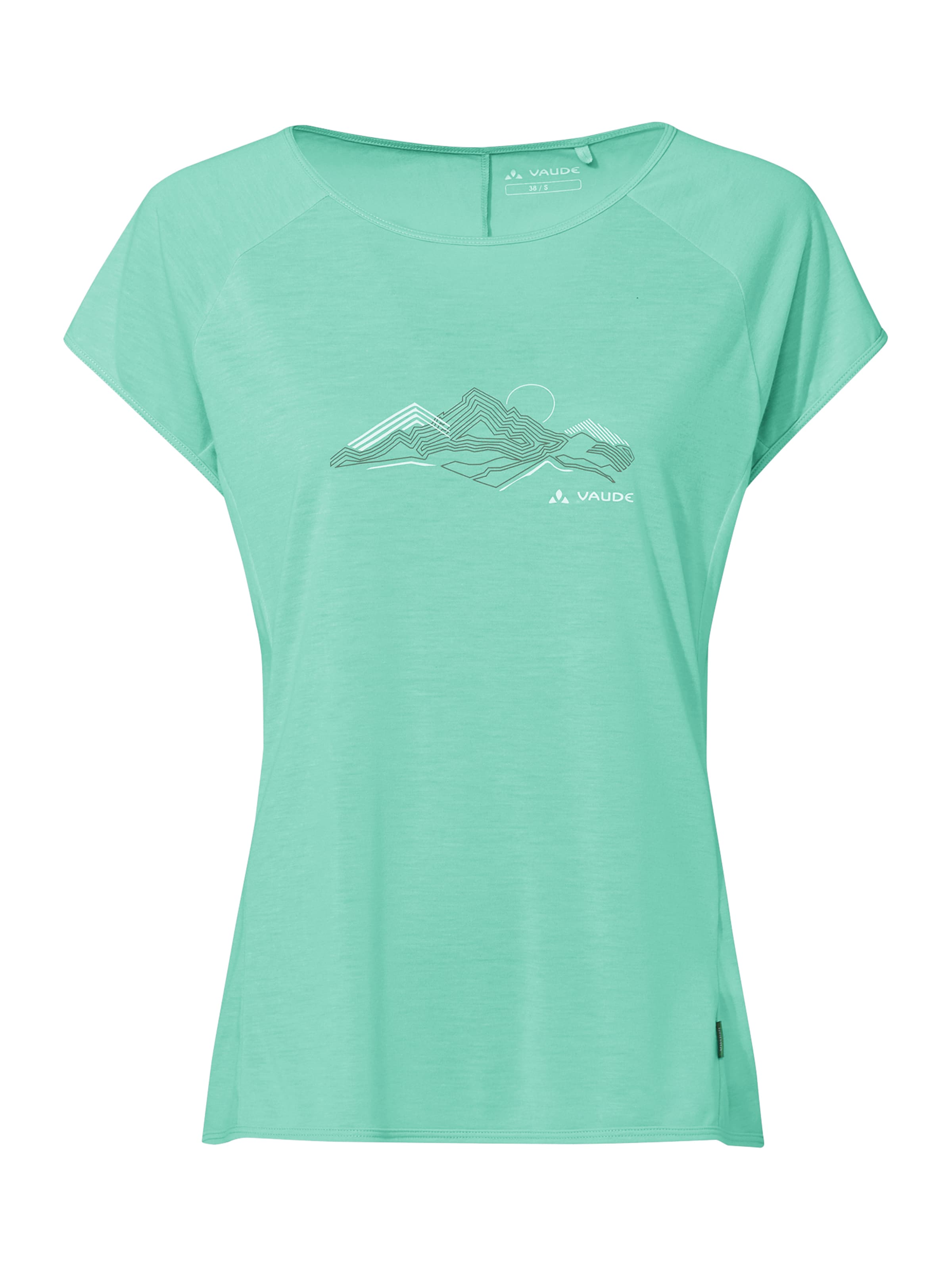 VAUDE Performance shirt 'Tekoa II' in Green: front