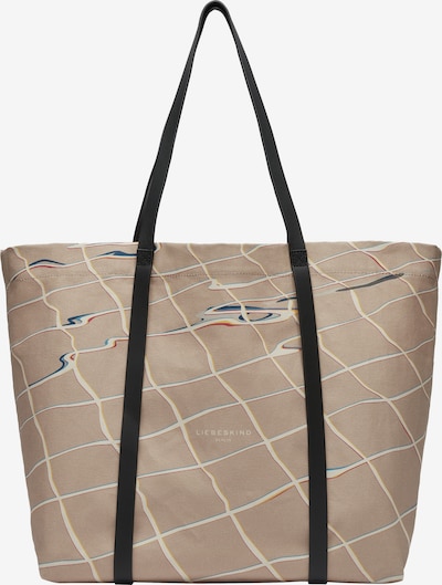 Liebeskind Berlin Shopper 'Aurora' in Light beige / Cyan blue / Brocade / Black, Item view