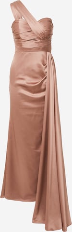 Jarlo Aftonklänning 'Diana' i brun: framsida
