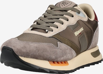Baskets basses Blauer.USA en vert : devant