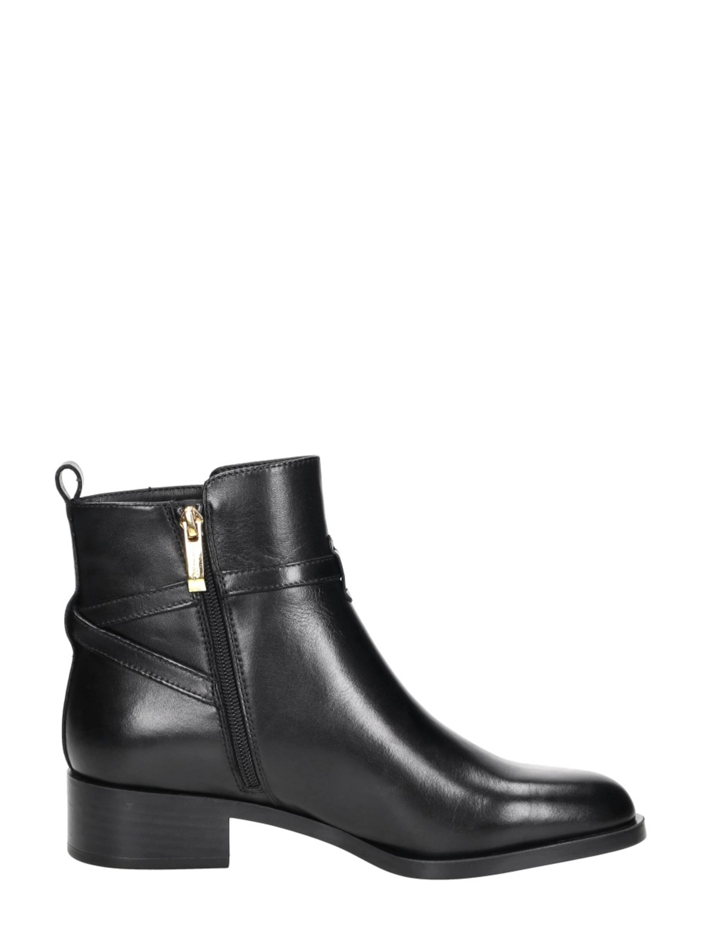 Bottines 'Damen Stiefelette 1-25321-43-001 Echt Leder in schwarz' Tamaris en noir