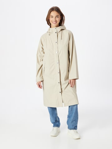 Gina Tricot Ανοιξιάτικο και φθινοπωρινό παλτό 'Rima' σε μπεζ: μπροστά
