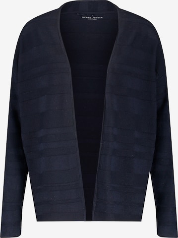 GERRY WEBER Knit Cardigan in Blue: front