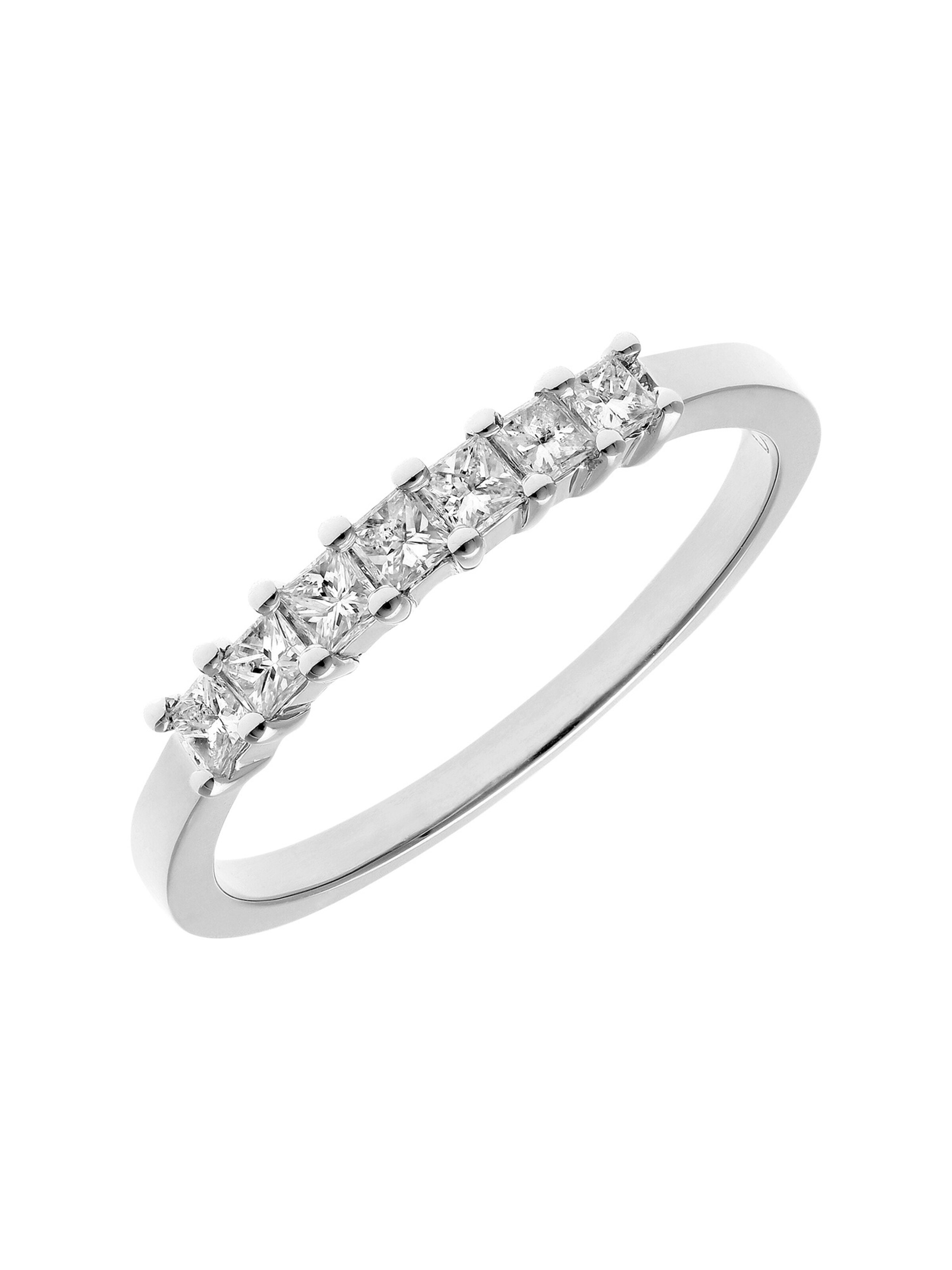 DIAMANT LETERNEL Ring 'Eternity-Ring aus 750 Weißgold mit 1.3 Karat Diamant'‌‌ in Silber
