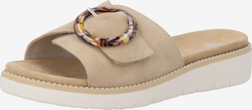 REMONTE Pantoletten in Beige: Vorderseite