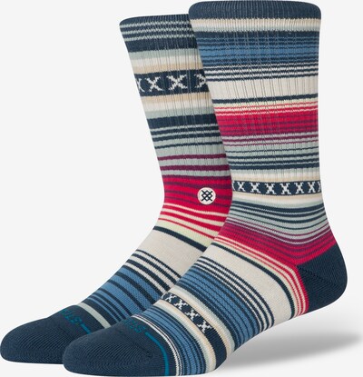 Stance Αθλητικές κάλτσες 'CURREN ST' σε εκρού / ναυτικό μπλε / μπλε περιστεριού / κόκκινο φωτιάς, Άποψη προϊόντος