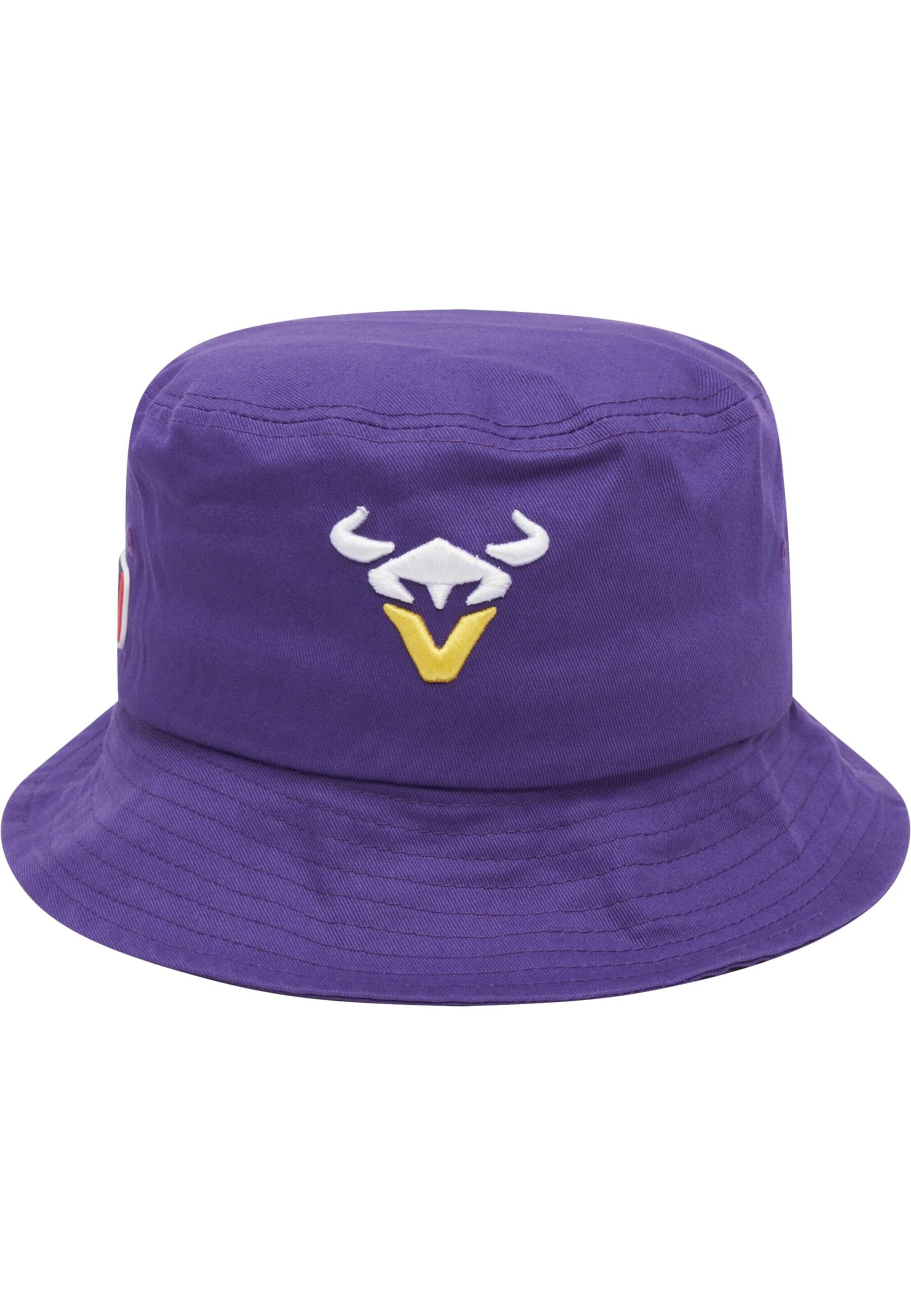 Chapeaux DEF en violet : devant