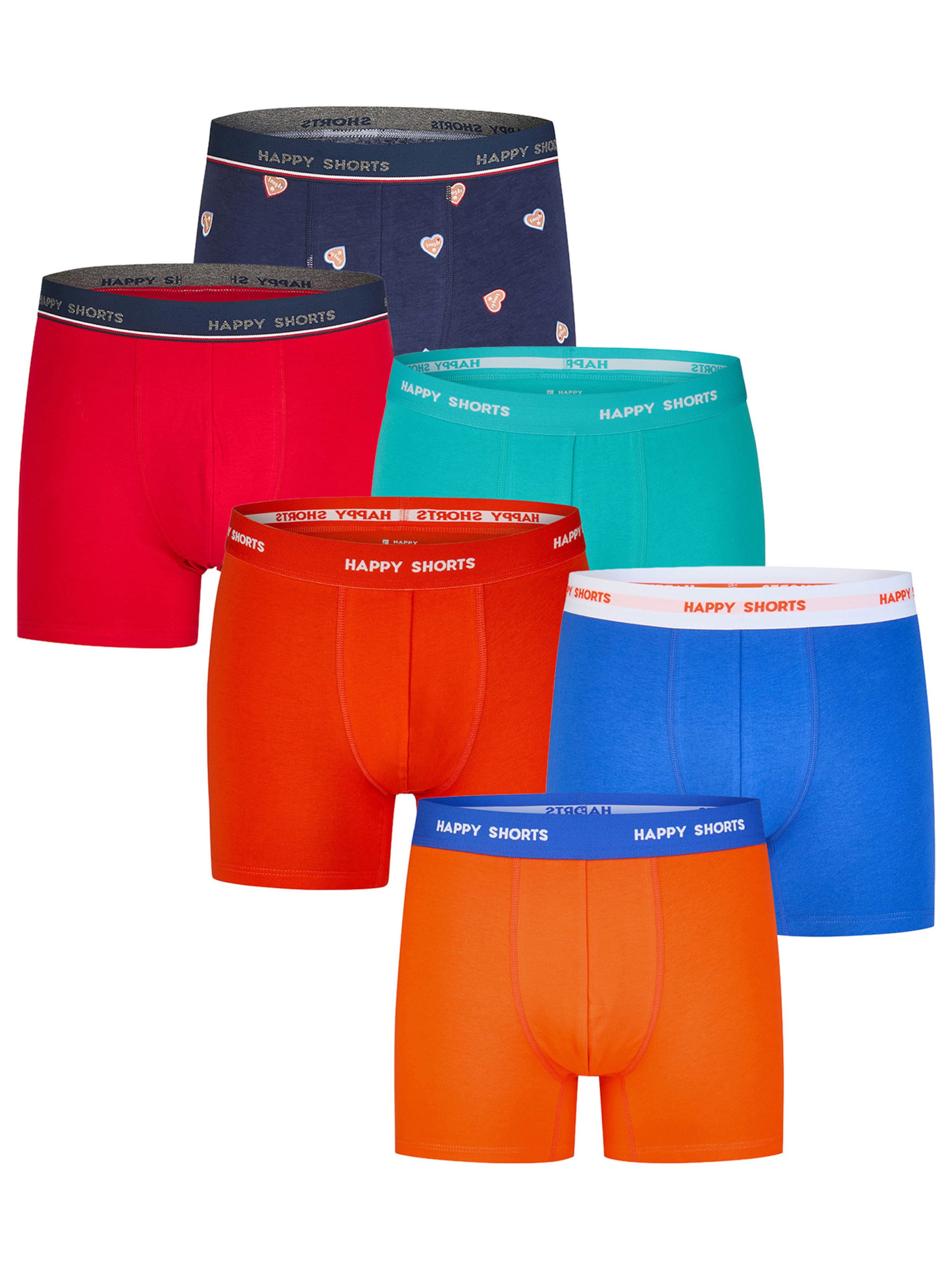 Happy Shorts - Boxers ' Colourful Jersey Set ' em mistura de cores: frente