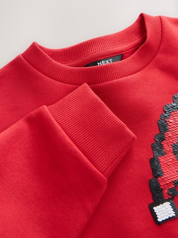 Next Sweatshirt 'Christmas' in Rot
