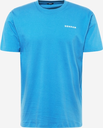 T-Shirt DENHAM en bleu : devant