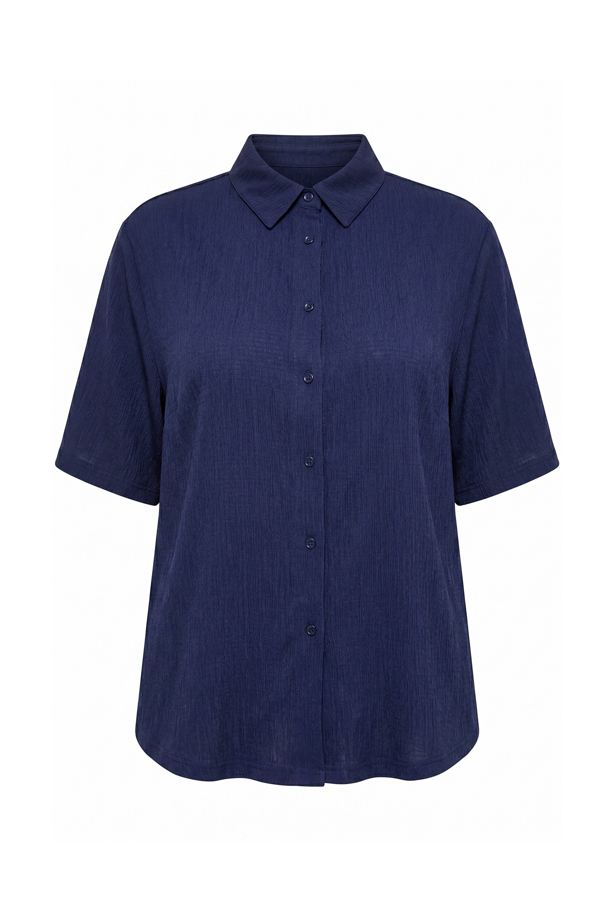 Ulla Popken Bluse in Blau: Vorderseite