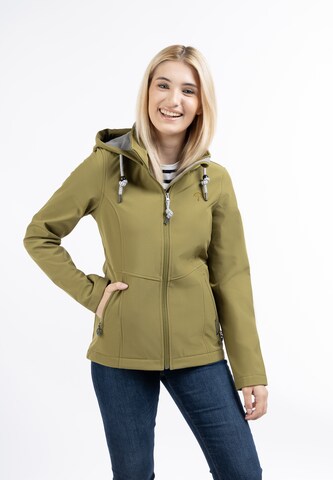 Schmuddelwedda - Chaqueta funcional en verde: frente