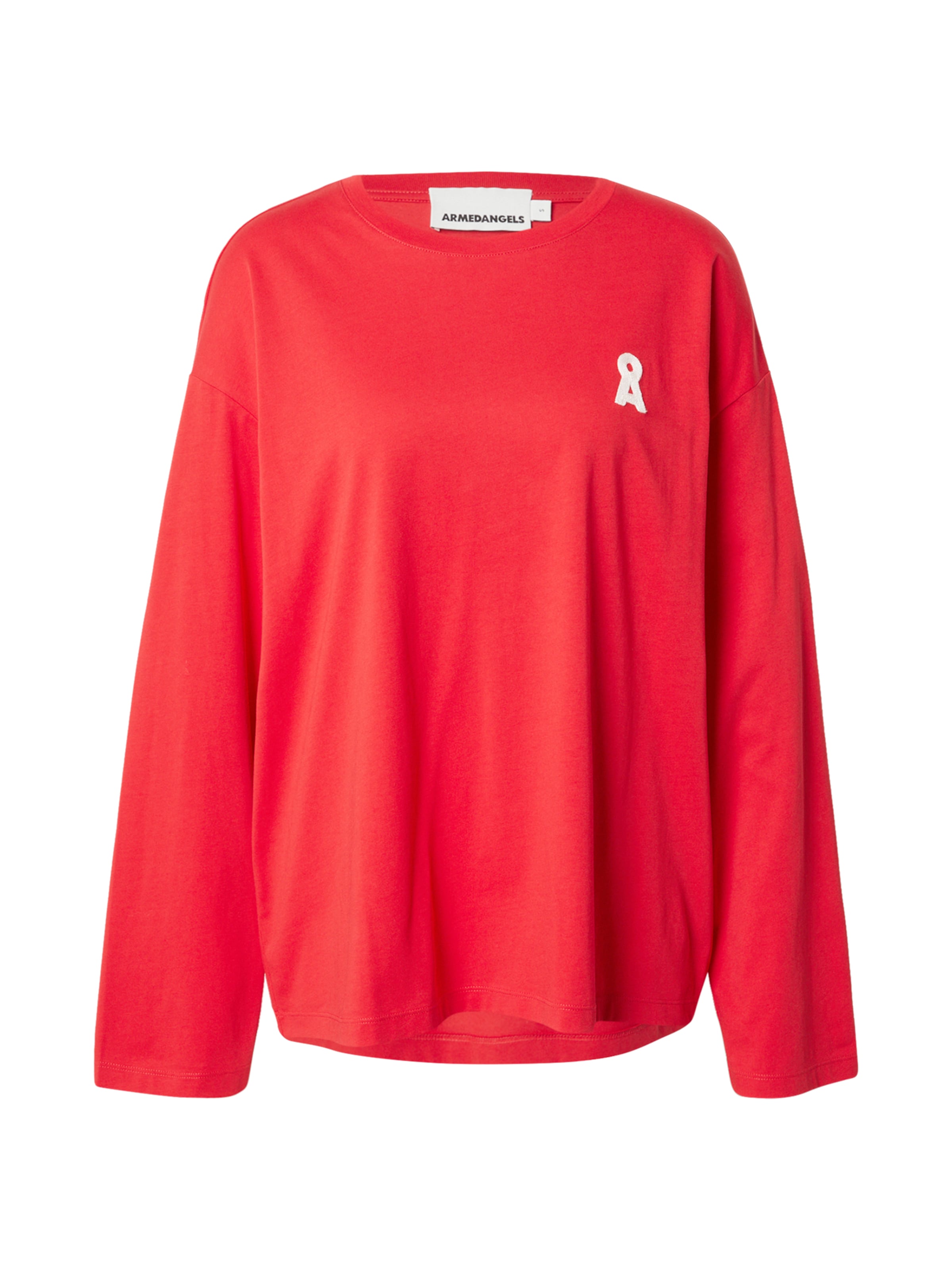 ARMEDANGELS Tričko 'FIETAA' – červená: přední strana