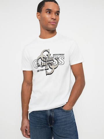 GUESS Футболка в Белый