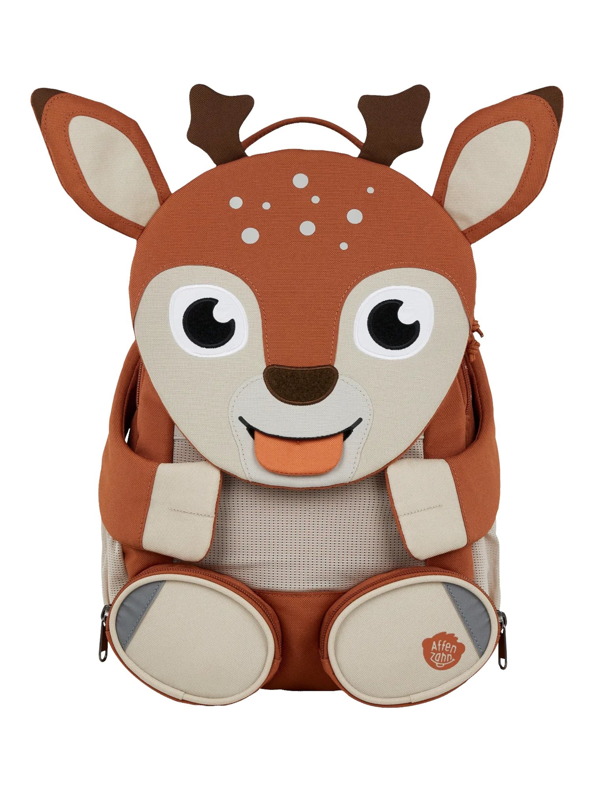 Affenzahn Backpack 'Großer Freund' in Brown: front