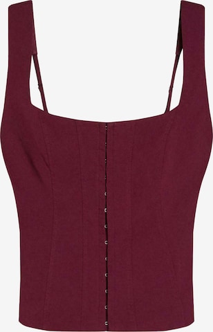 Bershka Toppi värissä punainen: etupuoli