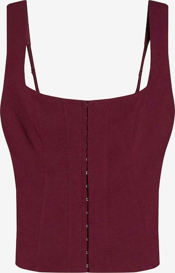 Bershka Toppi koossa XS värissä burgundin punainen, Tuotenäkymä