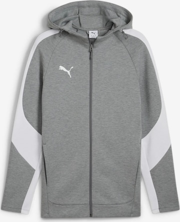 PUMA Sportsweatvest in Grijs: voorkant