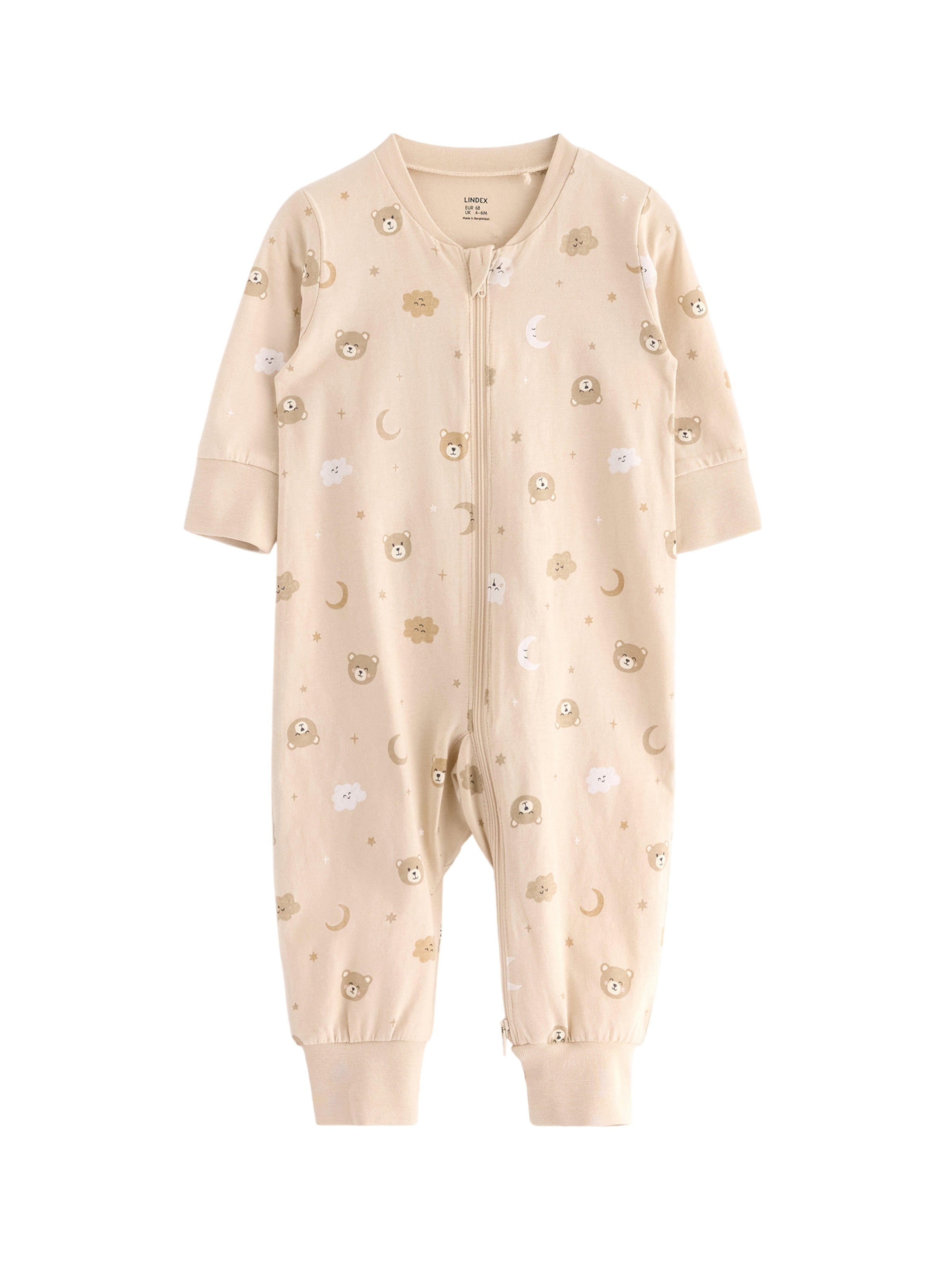 Lindex Nattøj &#x27;Bear&#x27; i beige: forside