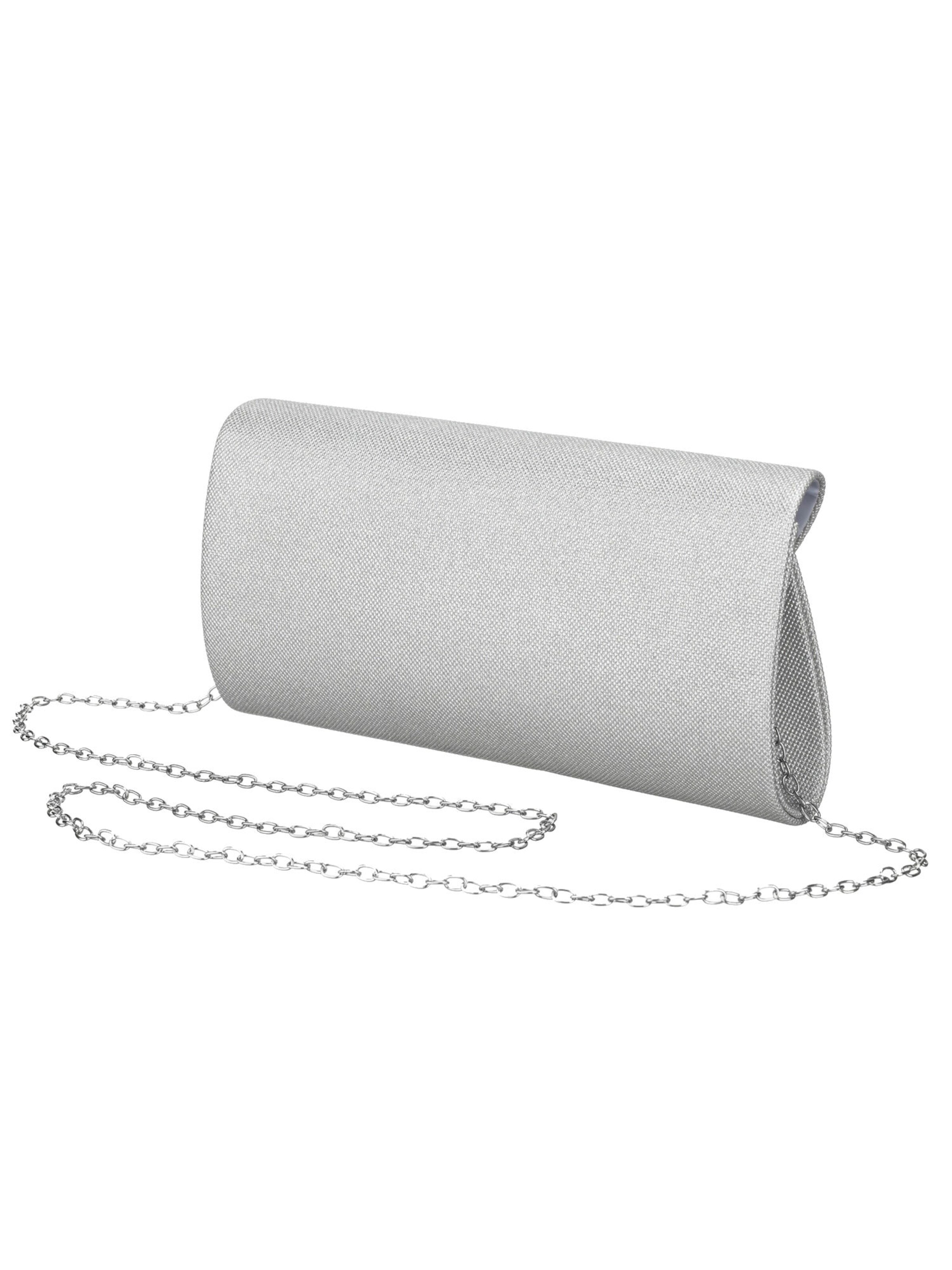 Tomshop24-7 Clutch 'Elena II Rovicky'‌‌‌‌‌‌‌‌ in Silber