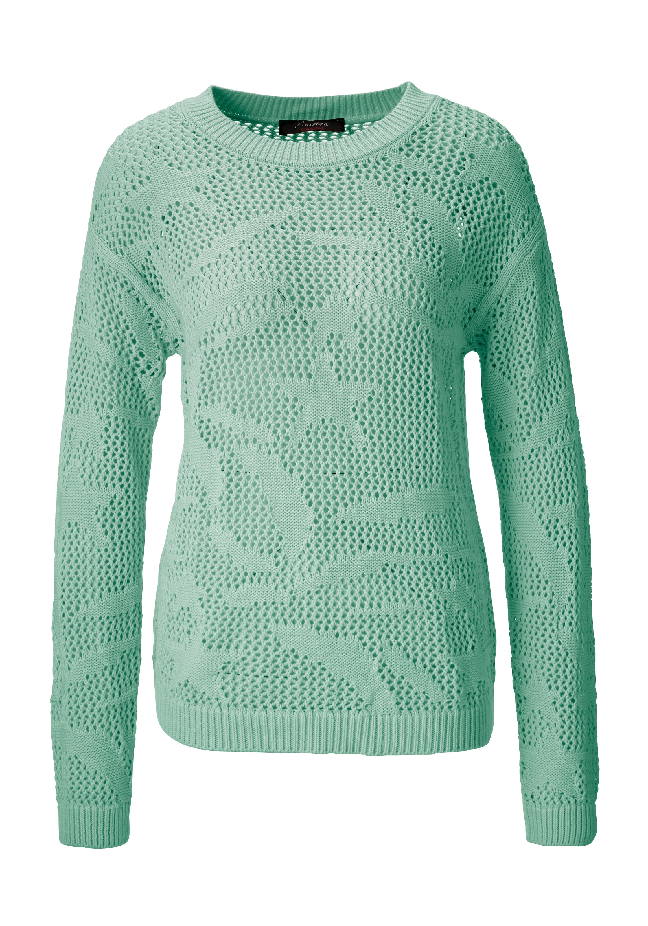 Aniston CASUAL Sweater in Green: front