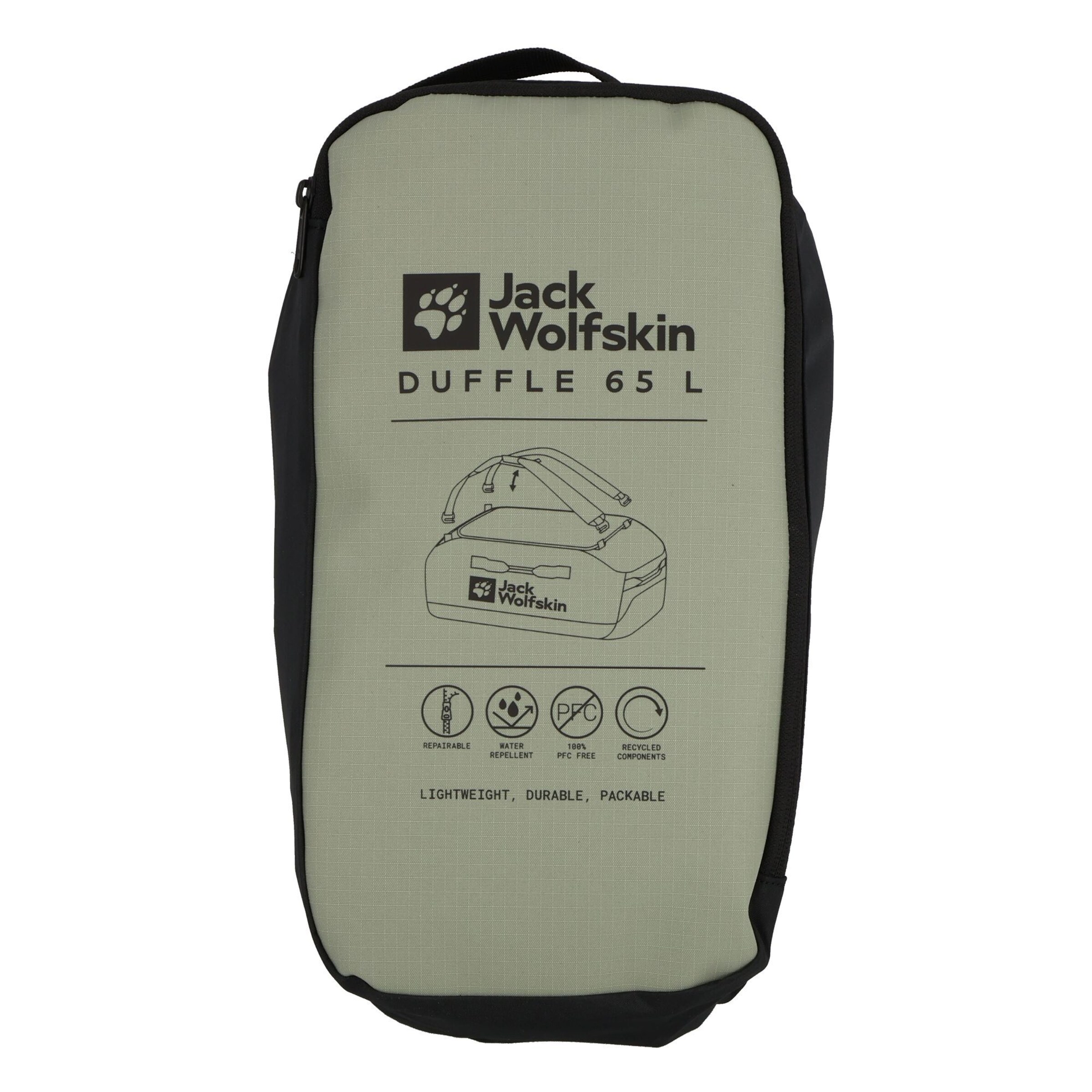 Sac de voyage JACK WOLFSKIN en vert