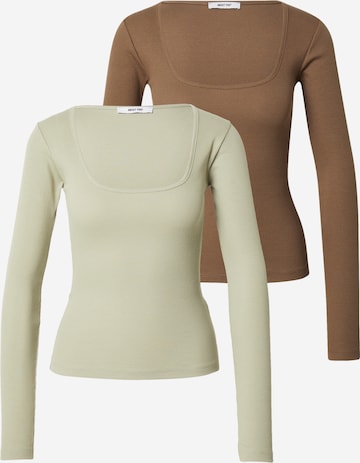 ABOUT YOU Shirt 'Liane' in Braun: Vorderseite