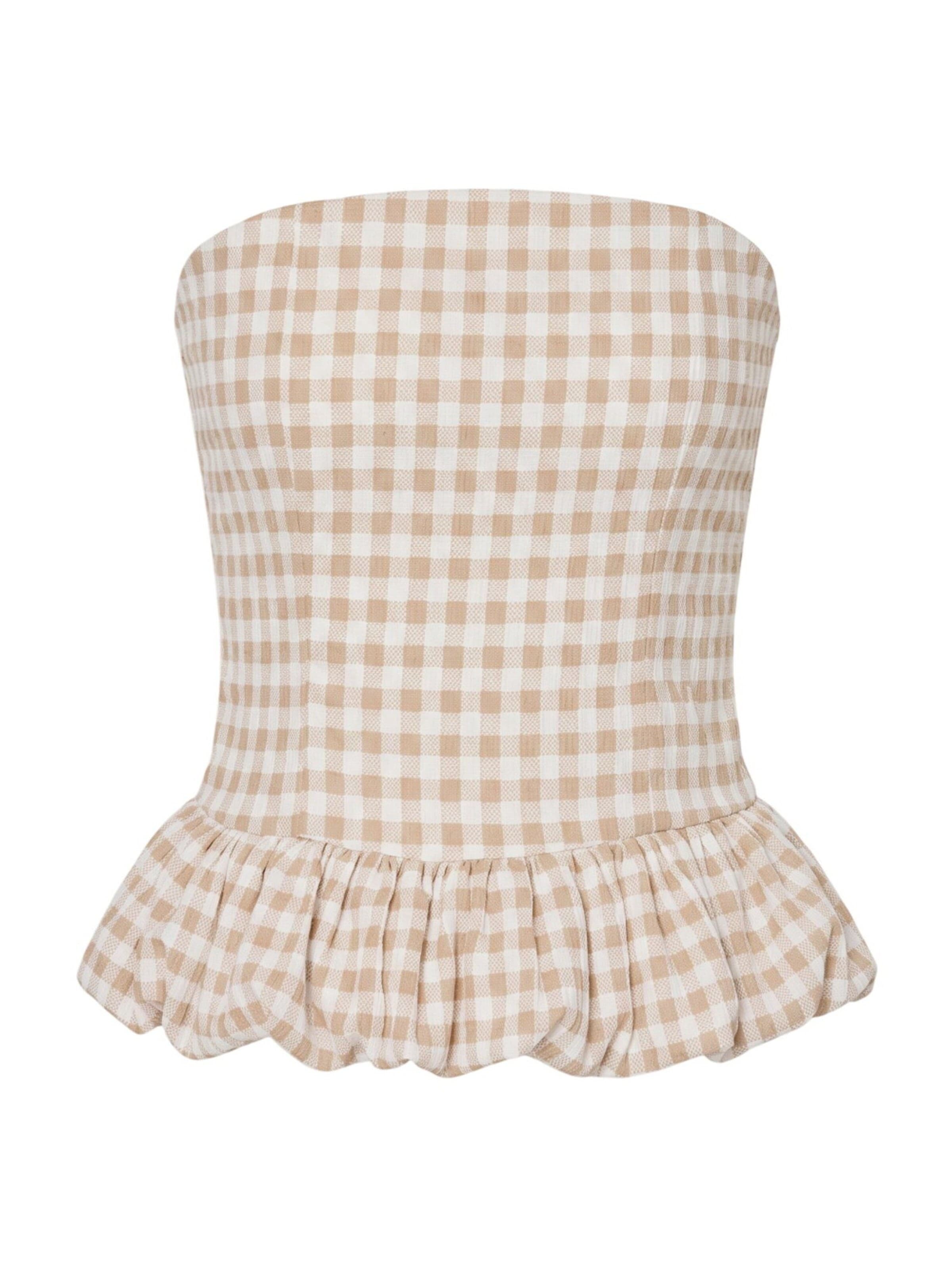 Alexa Dash Blouse in Geel: voorkant