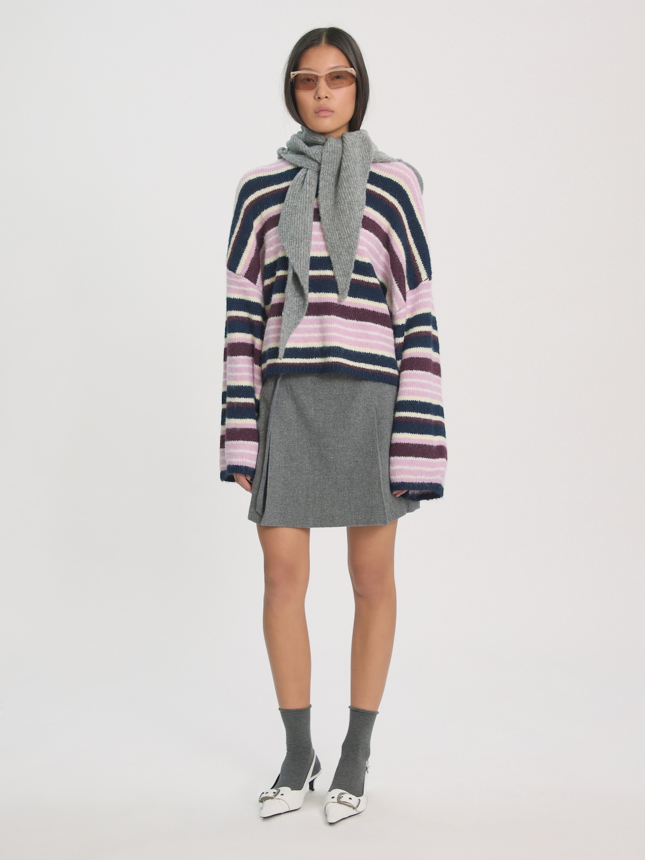 EDITED Pullover 'Lainey' grigio