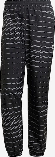 Pantaloni ADIDAS ORIGINALS pe negru / alb, Vizualizare produs