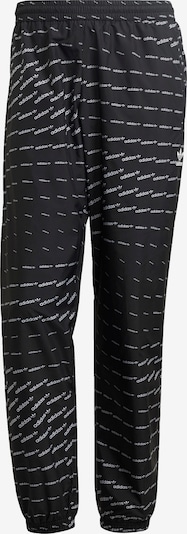 ADIDAS ORIGINALS Trousers in Black / White, Item view