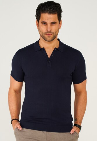 behype Shirt in Blau: Vorderseite