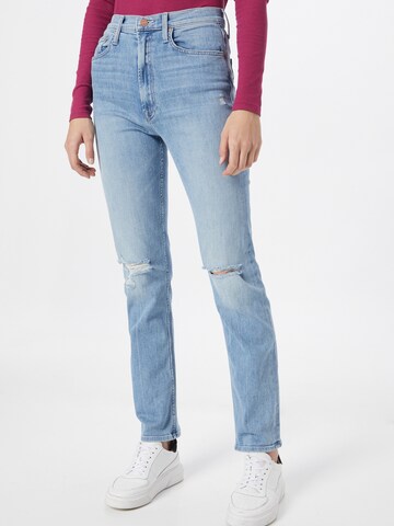 MOTHER Regular Jeans in Blue: front