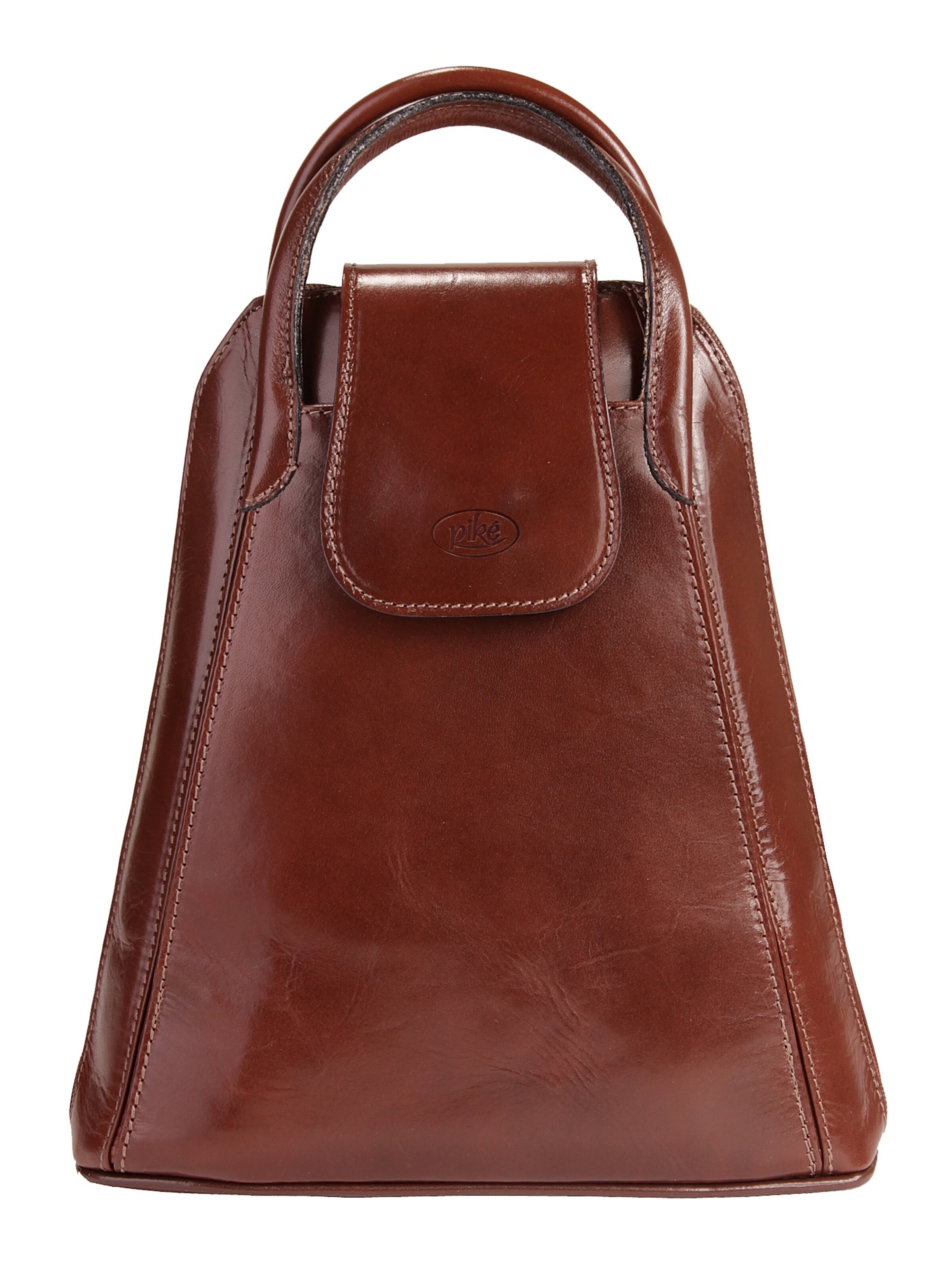 Sac à dos 'FATA BUONA' piké en marron : devant