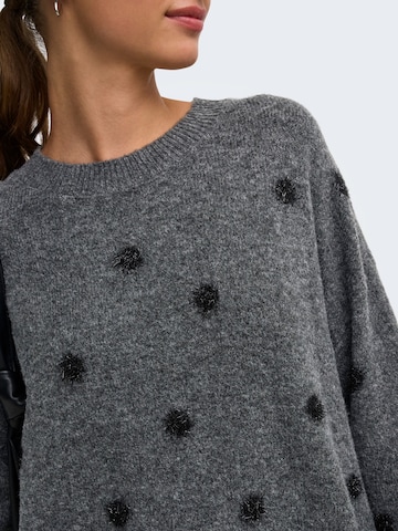 JDY Sweater 'JDYMELEA' in Grey