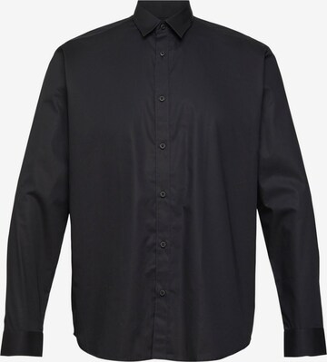 ESPRIT Button Up Shirt in Black: front