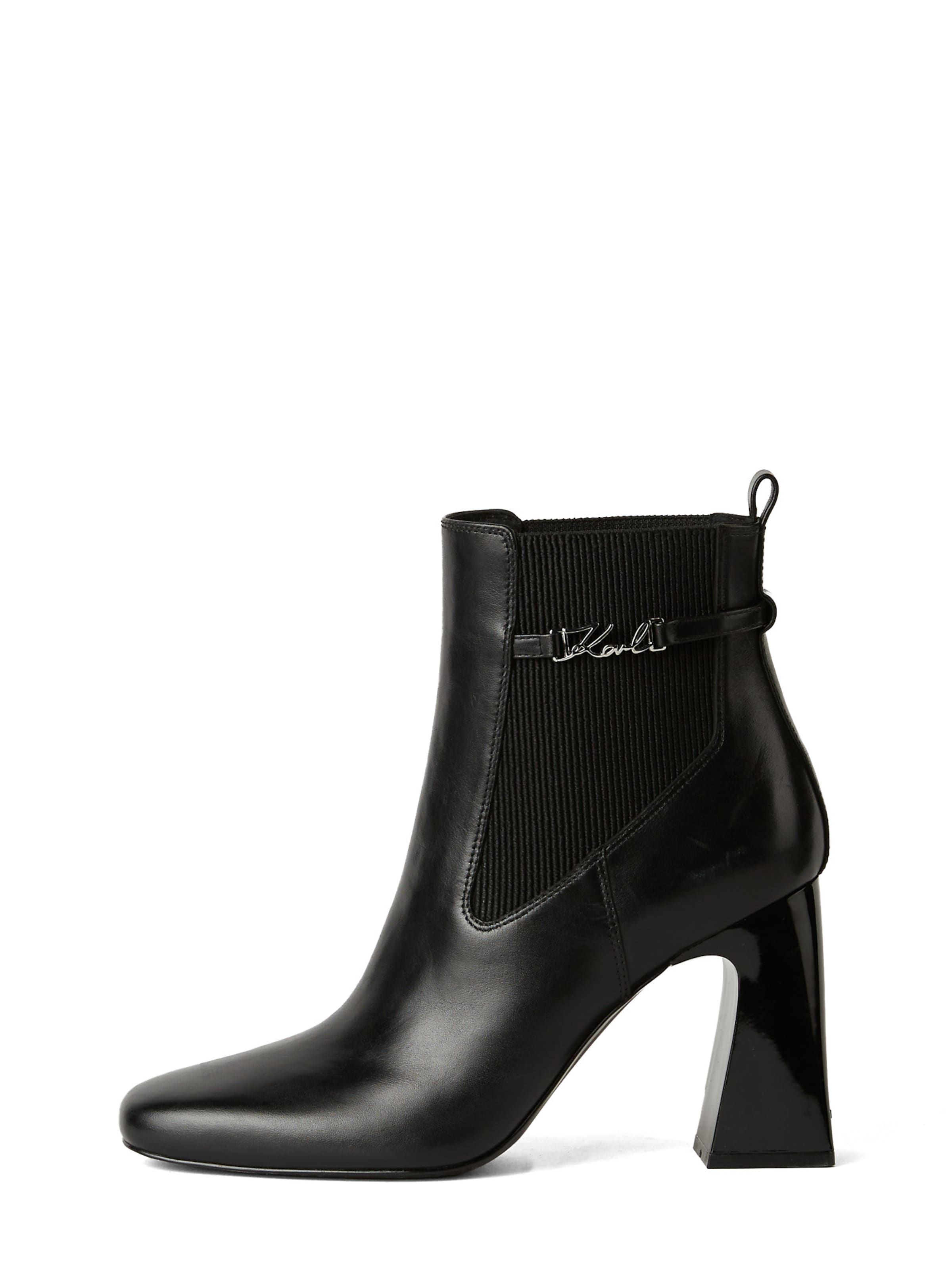 Karl Lagerfeld Chelsea-saapad 'Astra Nova', värv must: eest vaates