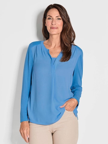 Goldner Blouse in Blauw: voorkant