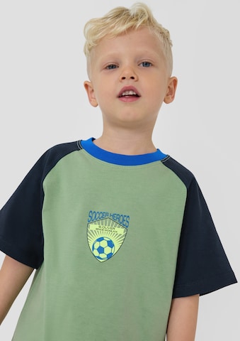 T-Shirt s.Oliver en vert : devant