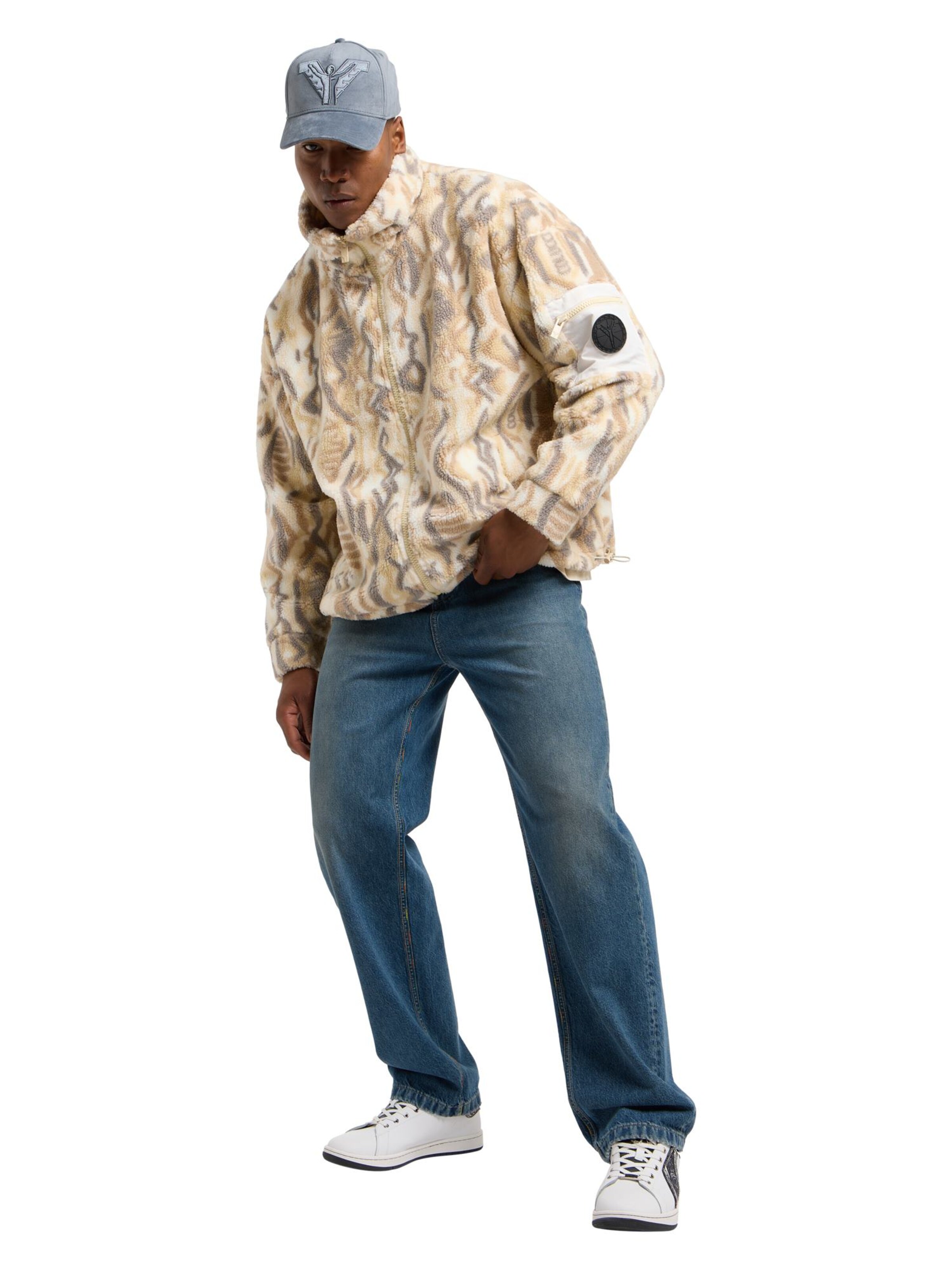 Carlo Colucci Übergangsjacke 'Dispoto' in Beige