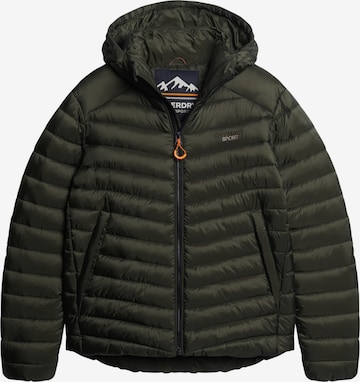 Superdry Winterjas 'Fuji' in Groen: voorkant