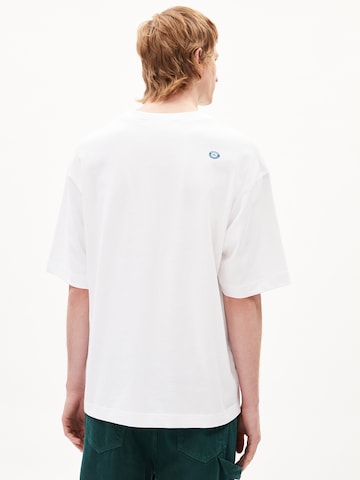 ARMEDANGELS Shirt 'OLAAN PIXXEL FRUITS' in White
