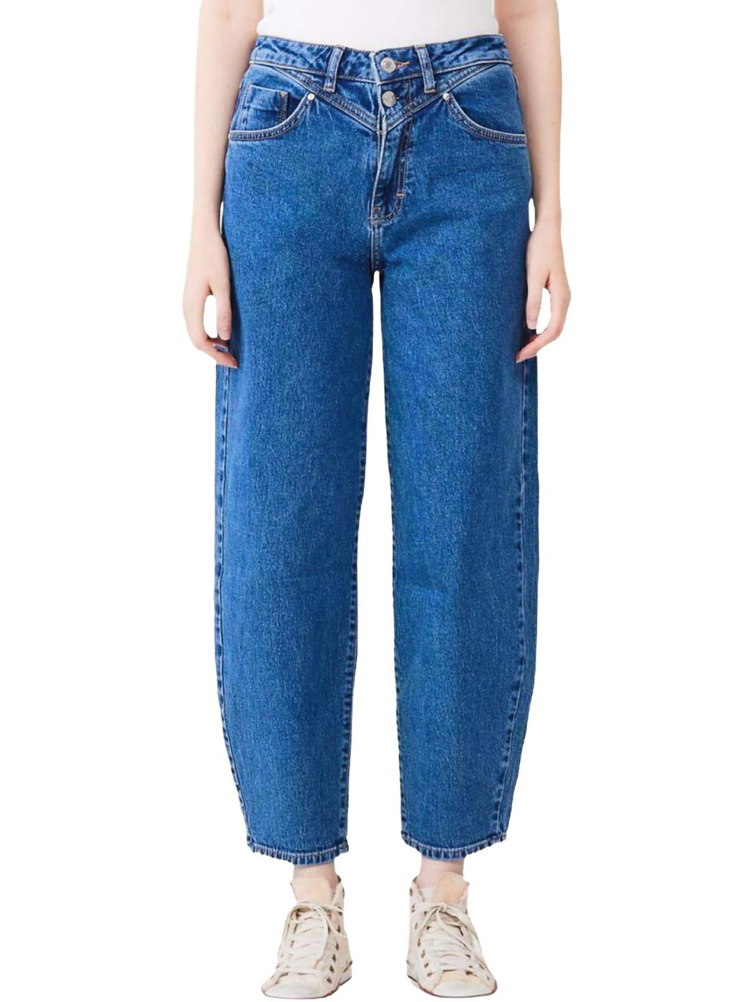 LTB Jeans - Pierna ancha Vaquero 'LTB Jeans Damen Rosalia Mid Waist Ballonjeans' en verde: frente