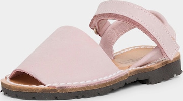 Sandales Pisamonas en rose : devant
