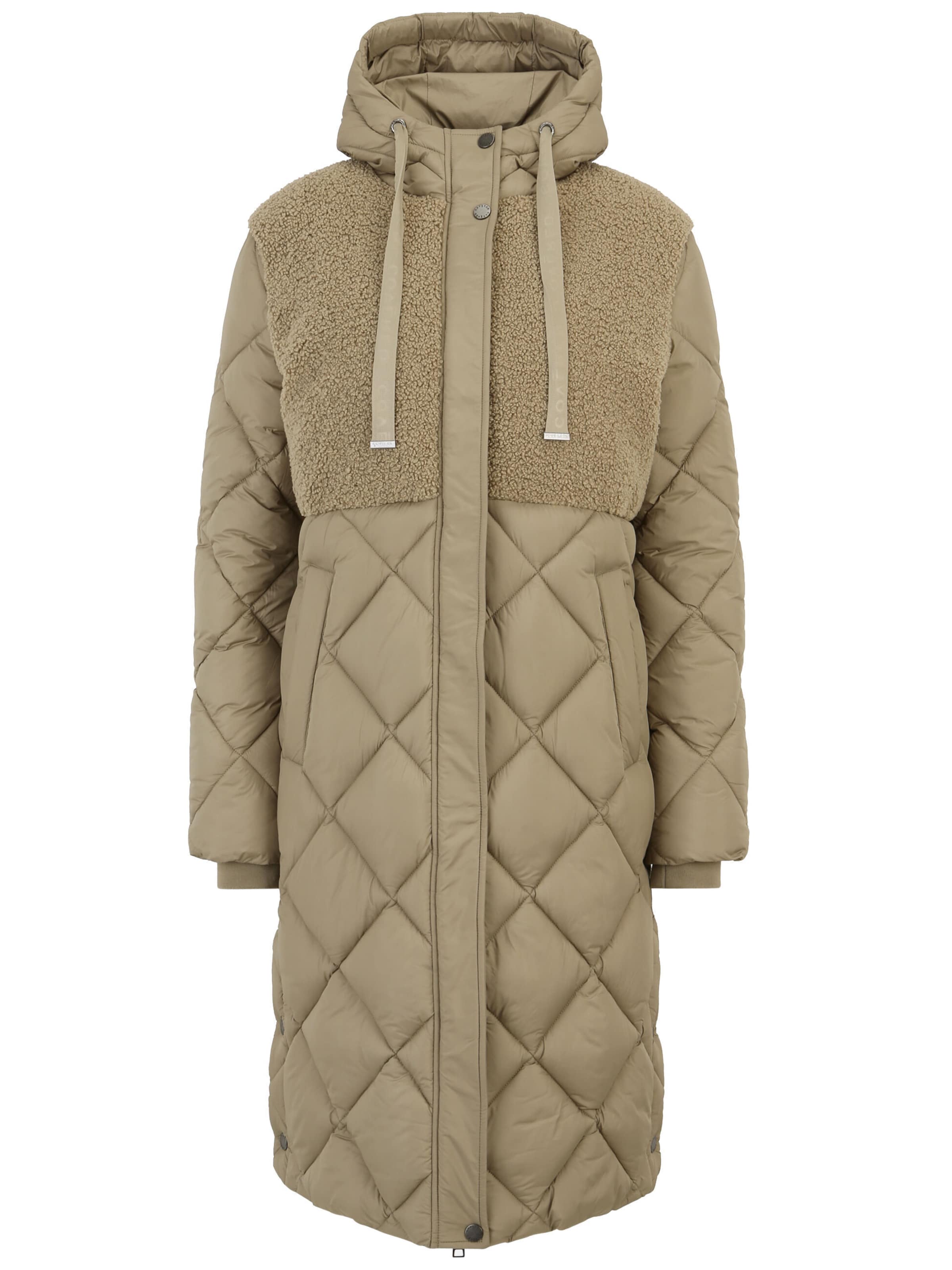 New View Winter coat in Green: front